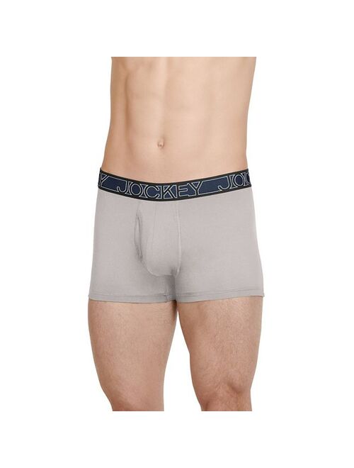 Men's Jockey 3-Pack Active Microfiber 2.5" Trunk Briefs