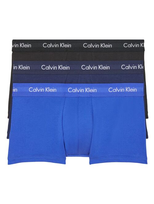 Men's Calvin Klein 3-pack Stretch Low-Rise Trunks