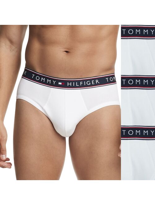 Men's Tommy Hilfiger Cotton-Stretch Moisture-Wicking 3-Packs Briefs