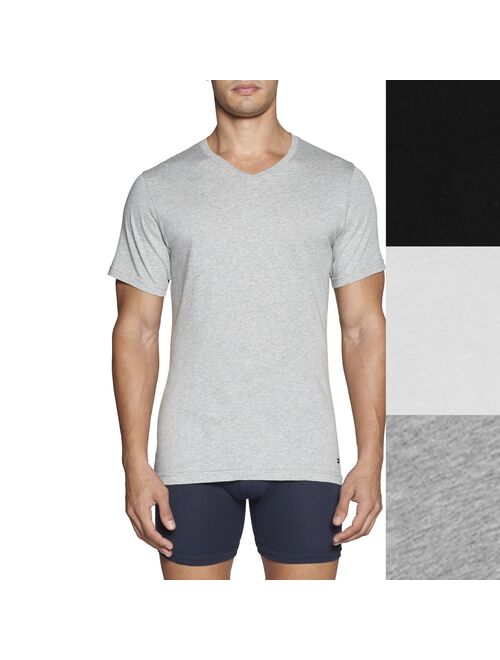 Men's Tommy Hilfiger 3-pack Cotton Classic V-Neck T-Shirt with Moisture Wicking