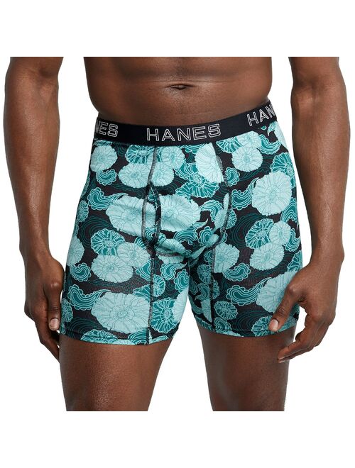 Men's Hanes Ultimate Comfort Flex Fit Poly-Span Boxer Briefs