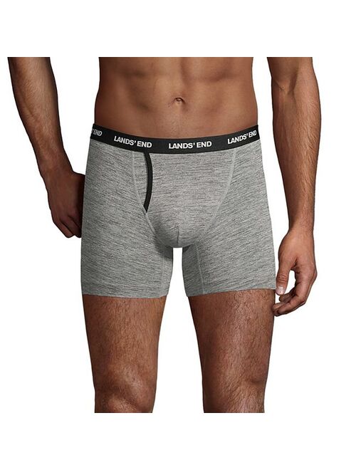 lands end Men's Lands' End Comfort Knit 2-Pack Boxer Briefs