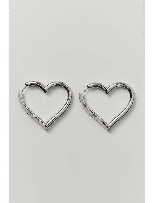 Urban Outfitters Statement Heart Hoop Earring