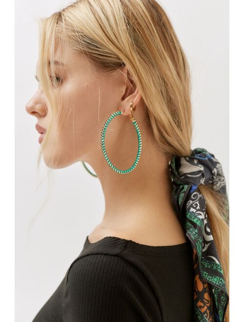 Urban Outfitters Orion Rhinestone Hoop Earring