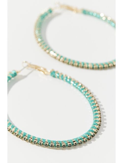 Urban Outfitters Orion Rhinestone Hoop Earring