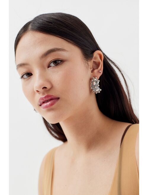 Urban Outfitters Cosmos Glitter Hoop Earring