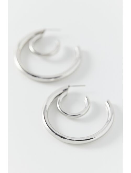 Urban Outfitters Dune Double Hoop Earrings