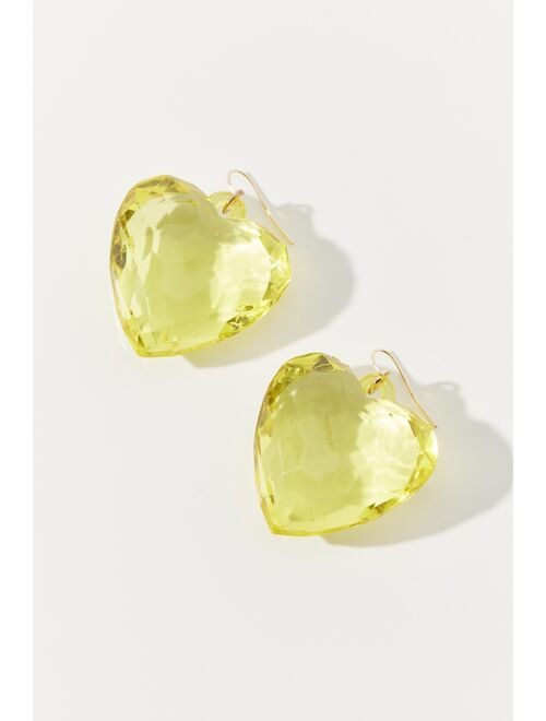 Urban Outfitters Angelica Faceted Heart Earring