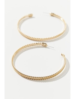 Cyndi Chain Hoop Earring