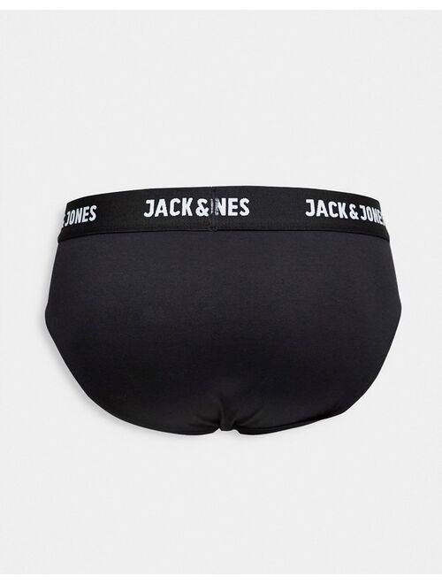 Jack & Jones 5 pack briefs in black