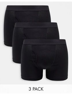 Weekday Johnny 3-pack Boxer Set in black