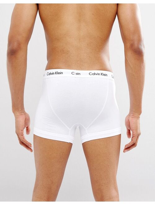 Calvin Klein Trunks 3 Pack in Cotton Stretch