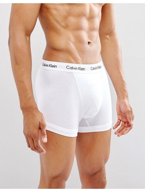 Calvin Klein Trunks 3 Pack in Cotton Stretch