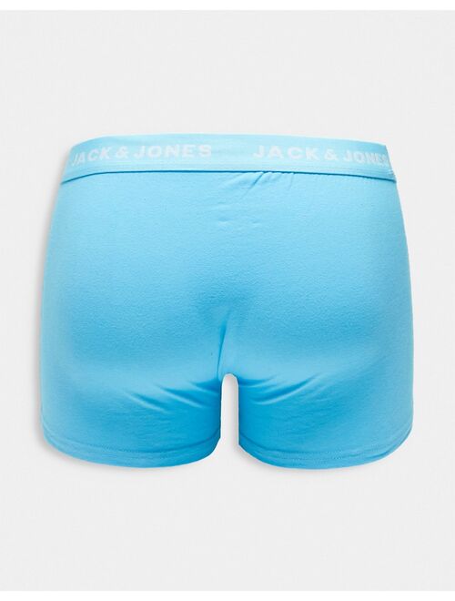 Jack & Jones 5-pack trunks in bright colors