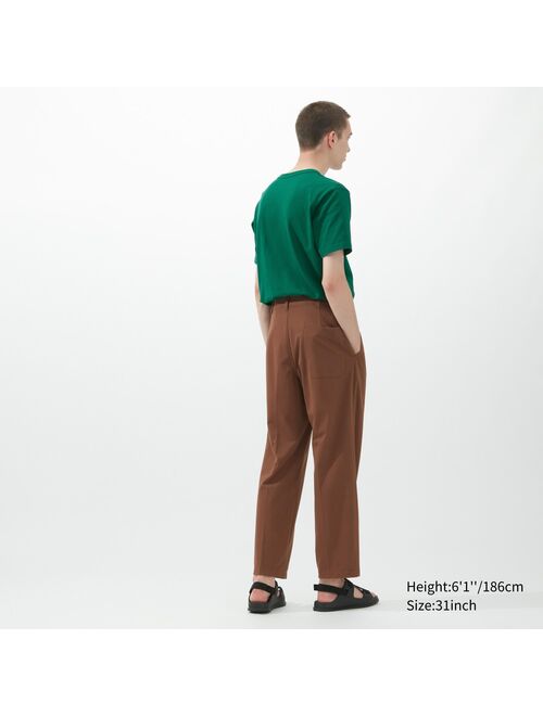 UNIQLO U Wide-Fit Pleated Jersey Pants