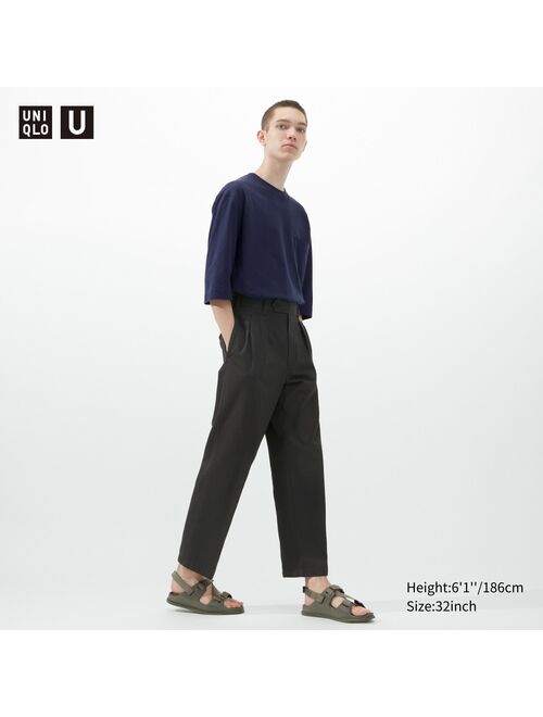 UNIQLO U Wide-Fit Pleated Chino Pants