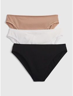 Organic Stretch Cotton Bikini (3-Pack)