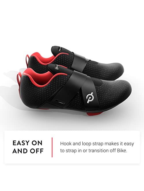 Peloton Altos Cycling Shoes for Bike and Bike+ with Single Hook and Loop Strap and Delta-Compatible Bike Cleats