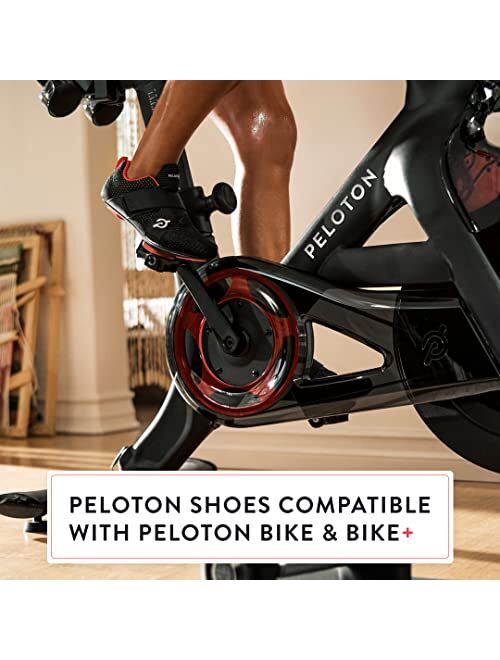 Peloton Altos Cycling Shoes for Bike and Bike+ with Single Hook and Loop Strap and Delta-Compatible Bike Cleats