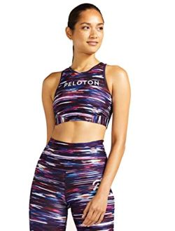 Peloton Womens Printed High Neck Sports Bra