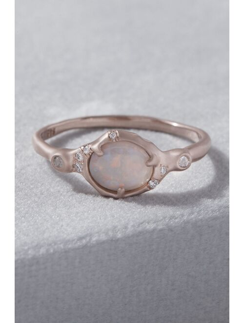 Sirciam Sunbeam Band Opal Ring