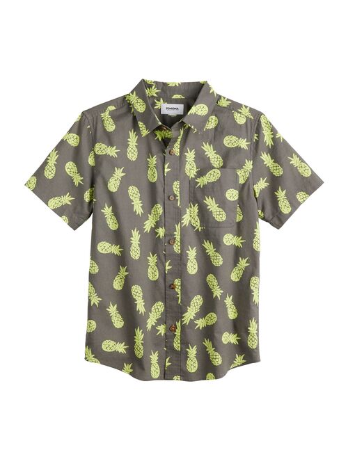 Boys 8-20 Sonoma Goods For Life Button-Up Top in Regular & Husky