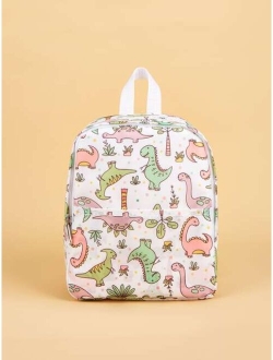 Boys Cartoon Print Functional Backpack