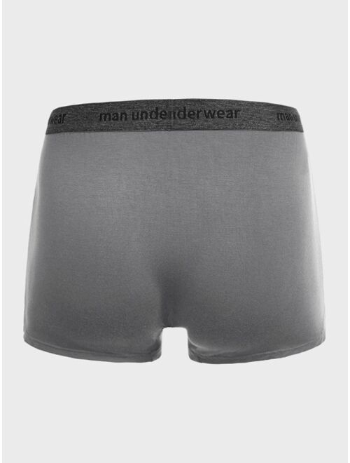 Shein Extended Sizes Men 5pcs Tape waist Boxer Brief