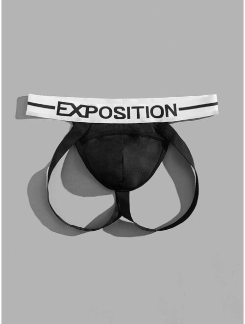 Shein Men Letter Graphic Jockstrap