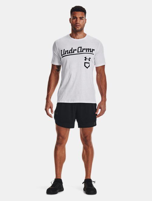 Under Armour Men's UA Baseball Script Short Sleeve