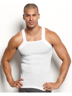 2(X)IST Men's Essential 2 Pack Square-Cut Tank