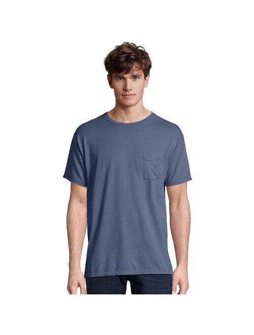 Men's Hanes ComfortWash Garment-Dyed Pocket Pajama Tee