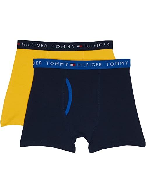 Tommy Hilfiger Kids Solid 2-Pack Boxer Briefs (Little Kids/Big Kids)