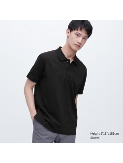 Dry Pique Short-Sleeve Polo Shirt