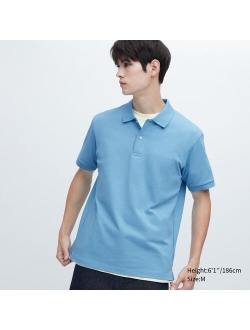 Dry Pique Short-Sleeve Polo Shirt