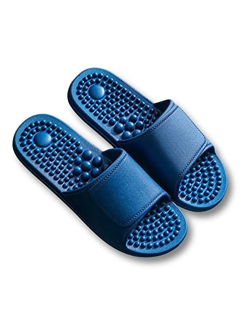 Xnlonby Acupressure Reflexology Massage Slippers Sandals for Men & Women Relief Plantar Fasciitis Sandals, Boost Circulation Improves Massage Therapy for Men Women Health