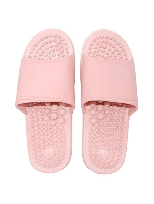 Svatao Acupressure Massage Slippers Reflexology Therapy Shoes Plantar Fasciitis Arthritis Neuropathy Pain Relief Acupuncture Slippers Non-Slip Massage Sandals Women,Gifts