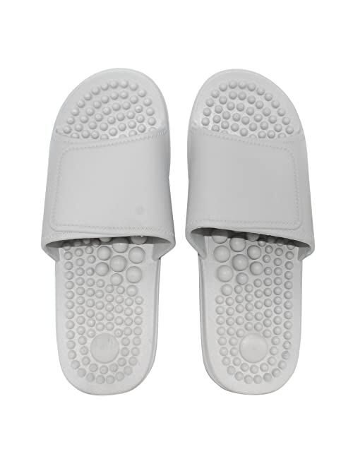 Svatao Acupressure Massage Slippers Reflexology Therapy Shoes Plantar Fasciitis Arthritis Neuropathy Pain Relief Acupuncture Slippers Non-Slip Massage Sandals Women,Gifts