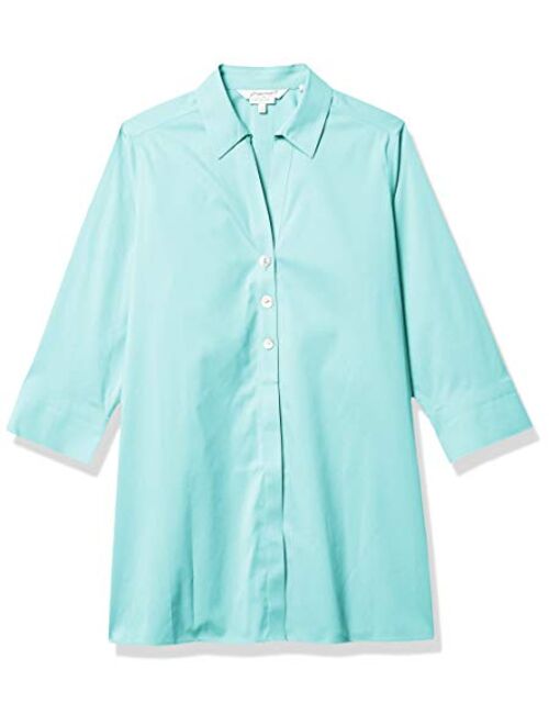 Foxcroft Women's Pamela 3/4 Sleeve Non Iron Stretch Tunic