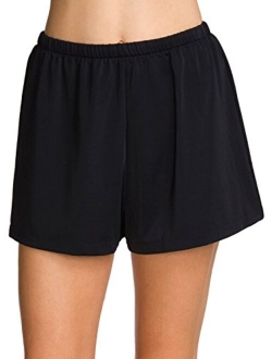 Women's Plus-Size 2'' Loose Fit Mid Rise Swim Shorts