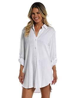 Women's Standard Resort Shirt Swimwear Cover Up