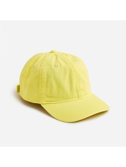 Kids' adjustable garment-dyed baseball hat