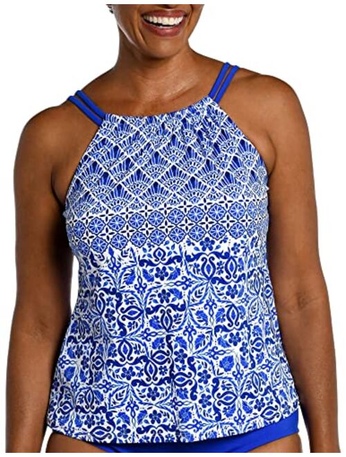 Maxine Of Hollywood High Neck Tankini Swimsuit Top