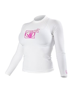 13211W Women's L/A Basic Fitted Long Sleeve Rashguard Top