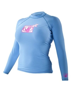 13211W Women's L/A Basic Fitted Long Sleeve Rashguard Top