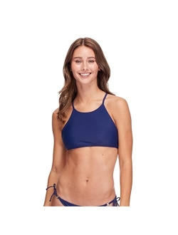 Women's Smoothies Elena Solid High Neck Crop Bikini Top Swimsuit