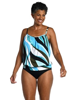 Women's Standard Bandeau Tankini Swimsuit Top