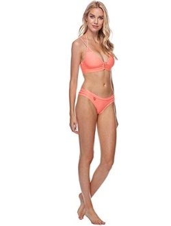 Women's Standard Smoothies Audrey Solid Low Rise Bikini Bottom Swimsuit