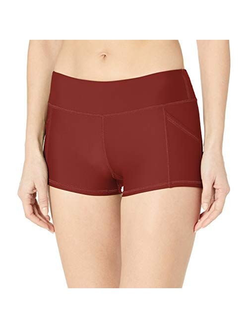 Body Glove Women's Standard Rider Elastic Waist Hybrid Swim Short with UPF 50+