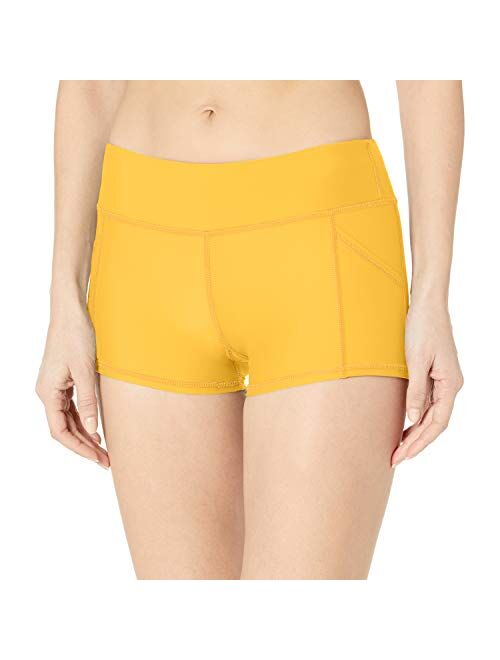 Body Glove Women's Standard Rider Elastic Waist Hybrid Swim Short with UPF 50+